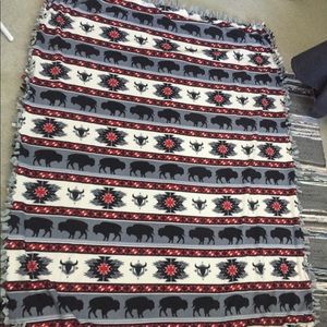 Homemade Tie Blanket